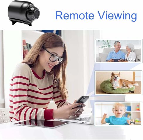 Mini 4G Wireless WiFi Camera 1080P HD with Night Vision & Motion Detection – Compact Spy Camera for Home, Baby, Pet & Car Monitoring (2pcs) in Saudi Arabia