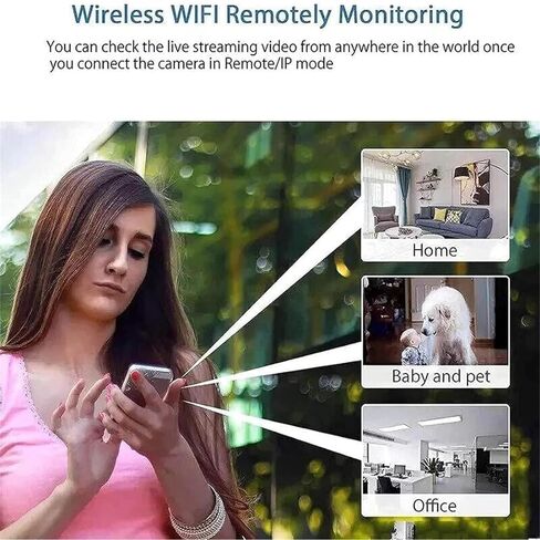 Mini 4G Wireless WiFi Camera 1080P HD with Night Vision & Motion Detection – Compact Spy Camera for Home, Baby, Pet & Car Monitoring (2pcs) in Saudi Arabia