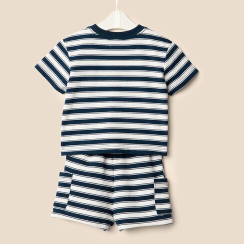 Amazon Essentials x Sofia Grainge Babies, Toddlers, and Boys' T-Shirt and Short Play Set, Multipacks in Kuwait
