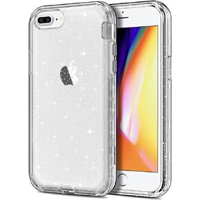 حافظة متينة هجينة لامعة لامعة ومضادة للصدمات لهاتف iPhone 7/8 Plus - من Hython