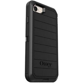 OtterBox Defender Series Rugged Case for iPhone SE 3rd Gen (2022)/ SE 2nd (2020)/ 8/7 (NOT Plus) - Non-Retail Packaging - Black - No Clip