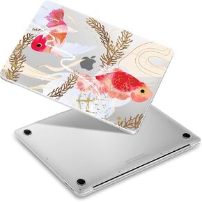 Case for MacBook Air 13 inch 2021 2020 2019 2018 Model A2337 M1/A2179/A1932, Laptop Hard Shell Case with Keyboard Cover & Screen Film & OTG Adapters & 2 Webcam Covers, Abstract 3D Flower