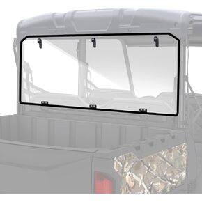 StarknightMT Rear Window For Ranger Midsize 570 500 - UV-proof Heavy Duty Ranger Rear Windshield Compatible With 2015-2023 Polaris Ranger Midsize 500/ 570/ SP 570/ CREW/ETX/ EV, Clear