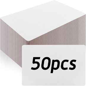 Set of 50 Small White Board Dry Erase Boards Classroom Pack Mini White Boards 9" x6" Double Sided Personal Whiteboards for Students Teachers School Office Supplies Lapboards