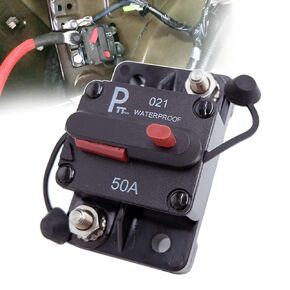 / 12V- 48VDC,Surface-Mount & Waterproof Circuit Breakers with Manual Reset for Auto Boat Marine (130A)