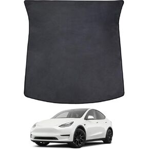 Model Y Trunk Mats Velvet Cargo Mats Compatible with Tesla Model Y 2023 2022 2021 2020 Custom Fit All Weather Cargo Liner Rear Trunk Liner Interior Accessories in Kuwait