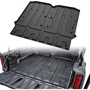 UTV Rear TPE Bed Liner Mat for Pioneer 700 4 2014+, Rubber Cargo Bed Liner All Weather Protection Slush Liner for Honda Pioneer 700-4 2014-2024 Accessories, Replace# 0SP42-HL3-201
