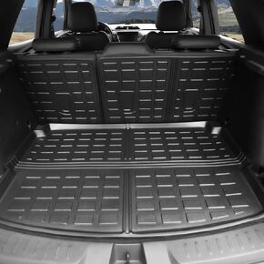 powoq Trunk Mat Compatible with 2021-2024 Chevrolet Trailblazer Backrest Mat (Only for Upper Deck) Replacement for 2021 2022 2023 2024 Chevrolet Trailblazer Accessories (Trunk Mat+Backrest Mat)