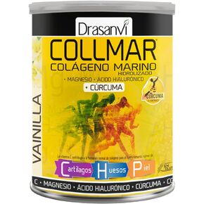 Drasanvi COLLMAR Hydrolyzed Collagen with Magnesium and Turmeric 300g Powder Vanilla Flavor - for Muscle Growth anda Gluten Free in Saudi Arabia