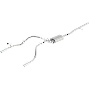 Borla (140535) 2.75" Inlet x 2.25" Outlet Touring Cat-Back Exhaust System with Tips for Chevrolet Silverado/GMC Sierra