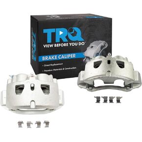 TRQ Front Disc Brake Caliper Pair Compatible with Chevy GMC 2500HD 3500HD