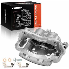 A-Premium Disc Brake Caliper Assembly with Bracket Compatible with Select Nissan and Suzuki Models - Frontier, Pathfinder, Xterra, Equator, L4 2.5L, V6 4.0L - Front Left Driver Side