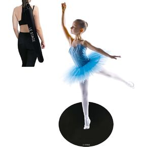 LeStage Dance Floor – Portable Dance Floor Mat with Stretch Strap – Controlled Slip Surface to Practice and Improve Dance Ballet Performance at Home, Studios, Stage – Kids & Adults