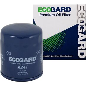 ECOGARD X241 Premium Spin-On Engine Oil Filter for Conventional Oil Fits Ford Focus 2.0L 2005-2018, Fusion 2.5L 2010-2020, Escape 2.0L 2013-2022, Escape 1.5L 2017-2022, Escape 2.5L 2009-2020