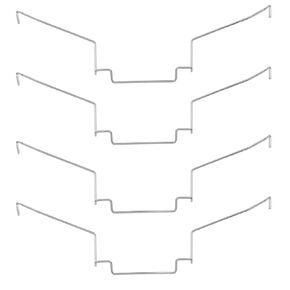 Lovelysp Fan Buckles CPU Heatsink Fan Buckles 12CM Wire Buckle Upper Hook Type Fixing Clips Computer Cooling Accessories-4PCS