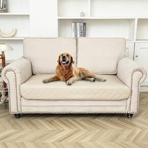 fuguitex Waterproof Dog Blanket Faux Pu Leather Couch Cover Non-Slip Sofa Cover for Sectional Couch Protector Cat(30 * 97,Grey)