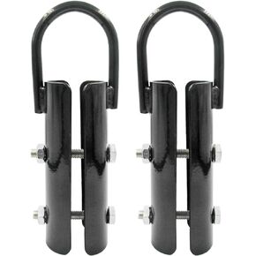2.0" Climbing Rope Clamp，Rope Climb Workout Rig Attachment Hook Rope BR-Clasp Garage Gym Fitness Equipment with Carabiner Eyehook Strength Training Home Indoor Safety