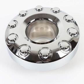 Replacement for 05-17 F450 Super Duty DUALLY Chrome 10 Lug Front Wheel Center Hub Cap 1 Piece 5C3Z1130NA