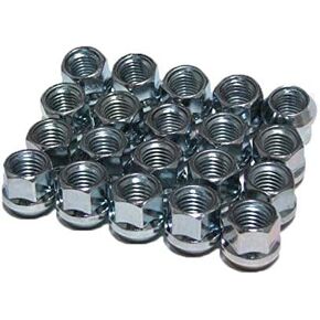 EZAccessory 24 Open End Bulge Acorn Lug Nuts 7/16"