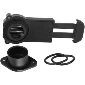 Alomejor Boat Drain Valve PVC Pull Out Scupper Drain Valve for Inflatable Rubber Dinghy Raft Fishing Boat