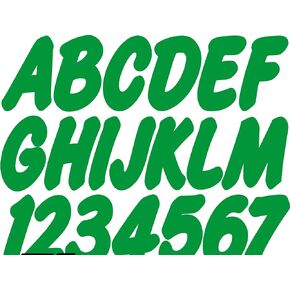 STIFFIE Whip-One Red 3" Alpha-Numeric Registration Identification Numbers Stickers Decals for Boats & Personal Watercraft
