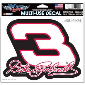 Wincraft NASCAR Dale Earnhardt Multi-Use Colored Decal, 5" x 6"