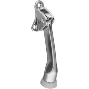 National Hardware N335-885 Door Stop, 4-Inch, Satin Nickel