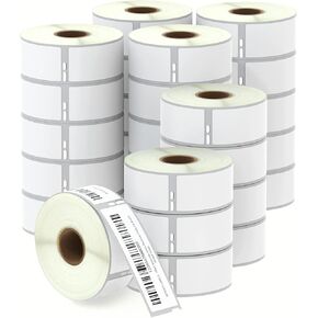 BETCKEY - Compatible DYMO 30252 (1-1/8" x 3-1/2") Address & Barcode Labels - Compatible with DYMO Labelwriter 450, 4XL, NOT Fit 550 & 5XL [28 Rolls/9800 Labels] in Kuwait