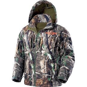 NEW VIEW Quiet Hunting Jacket for Men, Warm Camo Jacket with Fleece Lining, Water-resistant Hunting clothes