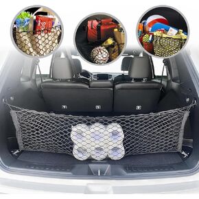 Envelope Style Automotive Elastic Trunk Mesh Cargo Net for Honda Passport 2019-2023 - Premium Trunk Organizers and Storage - Luggage Net for SUV - Best Car Organizer for Honda Passport