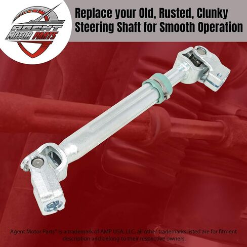 عمود التوجيه المتوسط ​​مع مقرنة U المشتركة - يناسب 2009، 2010، 2011، 2012، 2013، 2014 Ford F150، 2007-2014 Expedition & Lincoln Navigator - يستبدل الجزء # 8L1Z-3B676-A، 8L1Z3B676A in Kuwait