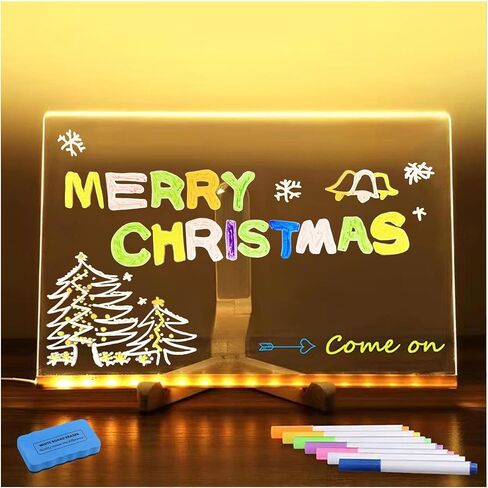 14-Color Markers for LED Note Board with Colors– Compatible with Light-Up Acrylic Message Boards and LED Writing Boards in Saudi Arabia