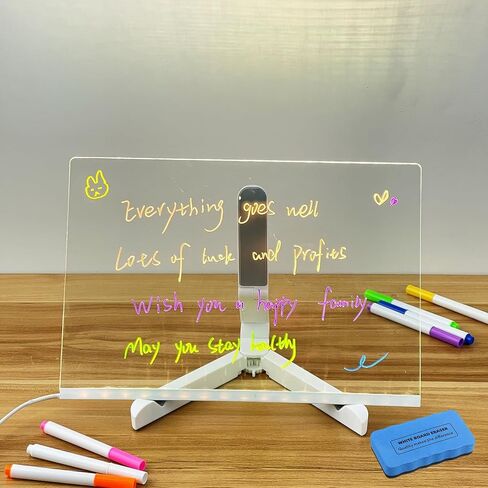 14-Color Markers for LED Note Board with Colors– Compatible with Light-Up Acrylic Message Boards and LED Writing Boards in Saudi Arabia