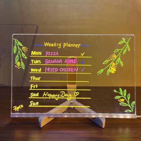 14-Color Markers for LED Note Board with Colors– Compatible with Light-Up Acrylic Message Boards and LED Writing Boards in Saudi Arabia