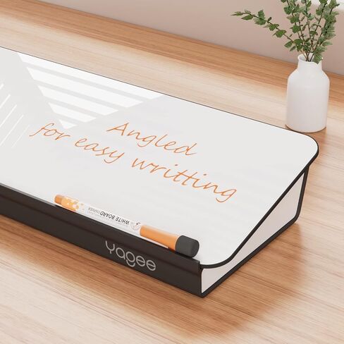 لوحة بيضاء لسطح المكتب من YaGee، لوحة مسح جاف للمكتب بتصميم منفصل مع منظمات لملحقات المكتب والمنزل واللوازم المدرسية in Kuwait