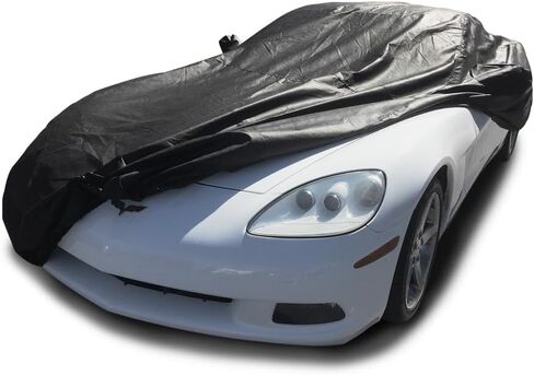 غطاء سيارة كبير الحجم لسيارة C6 2005-2013 كورفيت أسود in Kuwait