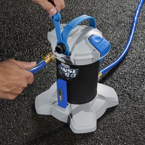 نظام غسيل السيارات Unger Professional Rinse 'n' Go Spotless مع فلتر إزالة الأيونات - نظام مياه نظيف، مياه منزوعة الأيونات، نتائج خالية من الخطوط، رائع للقوارب والسيارات والمركبات الترفيهية والألواح الشمسية in Kuwait