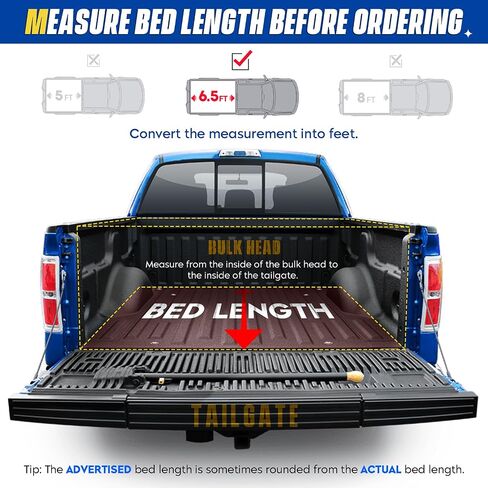AEagle Soft Roll-up Truck Bed Tonneau Cover for 2019-2023 Ram 1500 New Body (Excl. Classic), Fleetside 5.7 ft 67 in Bed Without rambox, AETRD049-DG1923 in Kuwait