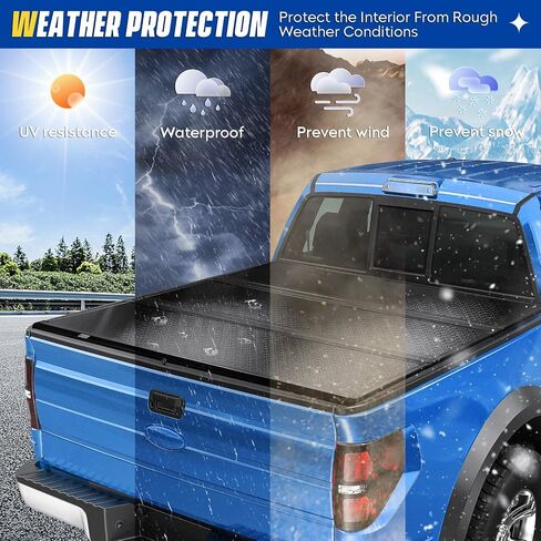 AEagle Soft Roll-up Truck Bed Tonneau Cover for 2019-2023 Ram 1500 New Body (Excl. Classic), Fleetside 5.7 ft 67 in Bed Without rambox, AETRD049-DG1923 in Kuwait