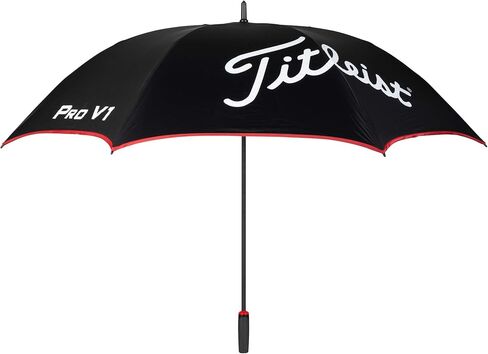 مظلة جولف بمظلة واحدة من Titleist Tour باللون الأسود والأسود والأحمر in Kuwait