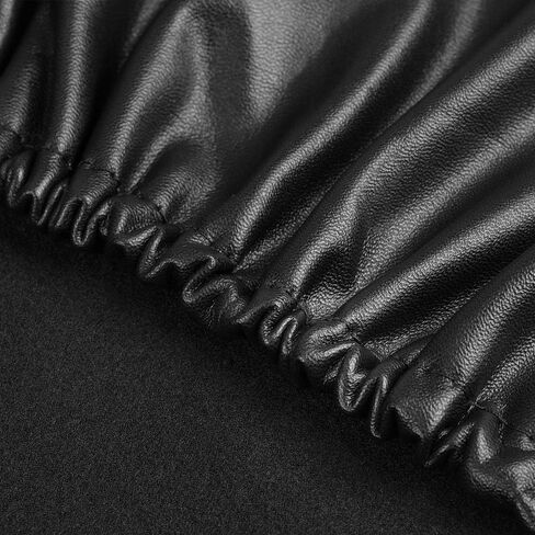 أغطية وسائد مقعد الأريكة المصنوعة من جلد البولي يوريثان من ANMINY، غطاء قابل للتمدد ومضاد للانزلاق، واقي أثاث فائق النعومة مع قاعدة مرنة (مقعدين، رمادي) in Kuwait