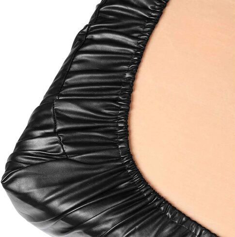 أغطية وسائد مقعد الأريكة المصنوعة من جلد البولي يوريثان من ANMINY، غطاء قابل للتمدد ومضاد للانزلاق، واقي أثاث فائق النعومة مع قاعدة مرنة (مقعدين، رمادي) in Kuwait