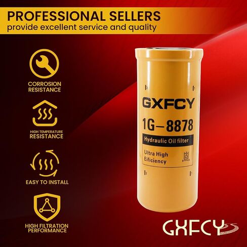 1G-8878 Hydraulic Filter Replace for BT8850-MPG BT8851-MPG HF6553 P164378 P164384 BT8862 51495 51494 6598903 666881 Compatible with Caterpillar Bobcat Excavators Skid Steer Loaders Track Loaders in Saudi Arabia