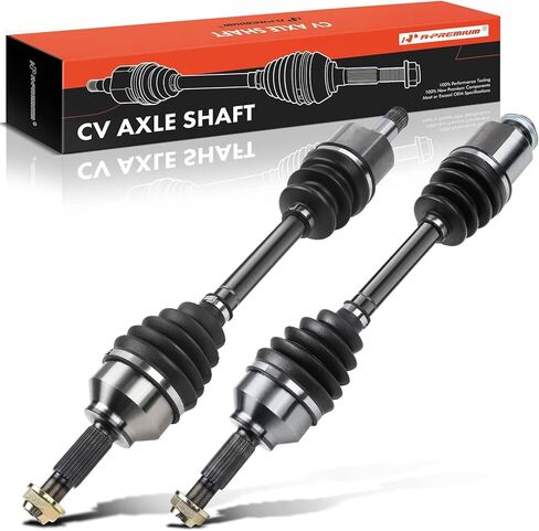 A-Premium Pair (2) Front CV Axle Shaft Assembly Compatible with Ford Focus 2005-2011 2.0L, Focus 2005-2007 2.3L, Focus 2007-2011 2.5L, Driver and Passenger Side, Replace# 8S4Z3B436B, 8S4Z3B437B in Kuwait
