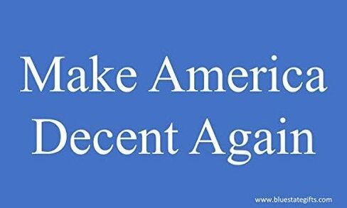 ملصق ممتص للصدمات مضاد لترامب من Make America Decent Again - عبوتان in Kuwait