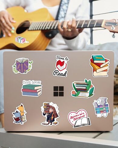 مجموعة من 100 قطعة من ملصقات كتب القراءة لأجهزة الكمبيوتر المحمول الخاصة بزجاجة المياه، وملصقات لمحبي الكتب للأطفال البالغين من محبي الكتب، ومكافآت قراءة المعلمين للطلاب، وديكورات هدايا الكتب بكميات كبيرة in Kuwait