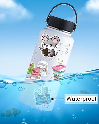 مجموعة من 100 قطعة من ملصقات كتب القراءة لأجهزة الكمبيوتر المحمول الخاصة بزجاجة المياه، وملصقات لمحبي الكتب للأطفال البالغين من محبي الكتب، ومكافآت قراءة المعلمين للطلاب، وديكورات هدايا الكتب بكميات كبيرة in Kuwait