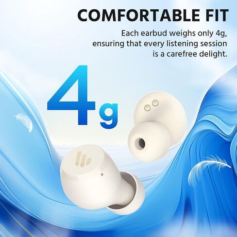 Edifier X3 Lite True Wireless Earbuds, AI Call Noise Cancellation, Bluetooth 5.3, IP55 Waterproof, Touch Control, 24H Playtime, Built-in Dual Microphones, Comfortable Fit, App Customization, Gray in Saudi Arabia