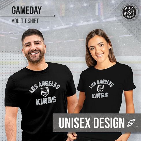 تي شيرت Wright & Ditson NHL للكبار - 100% قطن - تي شيرت هوكي بدون علامة - كم قصير - مريح وخفيف الوزن in Saudi Arabia