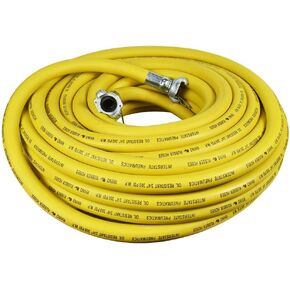 Interstate Pneumatics HJ59-100E Jack Hammer Yellow Rubber Hose 3/4 Inch x 100 Feet 300 PSI